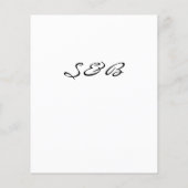 Budget Rose et Blanc Fleurs Grises Cartes de Réser (Dos)