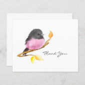 Budget Rose Robin Bird Toutes les occasions Carte (Devant / Derrière)