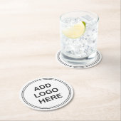 Budget Round Business Logo Onderzetters (Insitu)