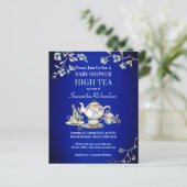 Budget Royal Blue  rustige high tea (Staand voorkant)