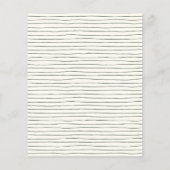 Budget roze achtertuin Floral Wedding Invite (Achterkant)