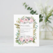 BUDGET Roze Blozende Bloemige Salie Groene Huweli (Staand voorkant)