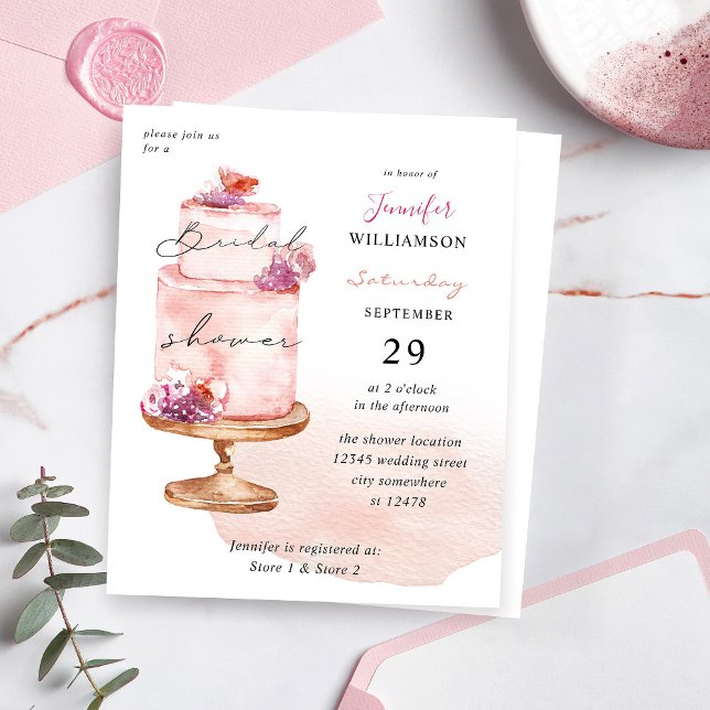 Budget Roze Cake Bruidsdiner met Roze (Creator heeft geüpload)