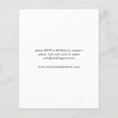 Budget Roze Cake Bruidsdouche Flyer (Achterkant)