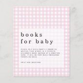 Budget Roze Gingham Boeken voor Baby bijlage (Voorkant)