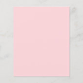 Budget Roze Gold Birthday Cake 50th Party Invite (Achterkant)