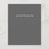 Budget Roze gouden glinster folie uitziende trouw- (Achterkant)