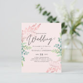 BUDGET Roze Goudkleurige Salie Eucalyptus Groen Bl (Staand voorkant)