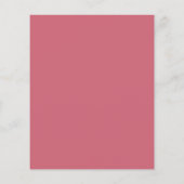 Budget Roze Tuin Bloemen 60ste Verjaardag Uitnodig (Achterkant)
