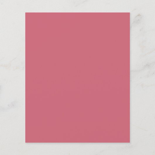 Budget Roze Tuin Bloemen 90ste Verjaardag Uitnodig Flyer (Achterkant)