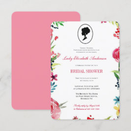 Budget Roze Wildflowers Bridgerton Vrijgezellenfee Kaart