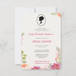 Budget Roze Wildflowers Bridgerton Vrijgezellenfee Kaart