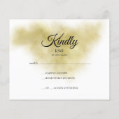 BUDGET/RSVP Card-Flyer. Flyer (Achterkant)