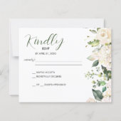 BUDGET RSVP Card Weddenschap (Achterkant)