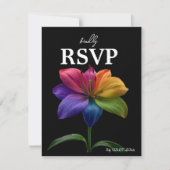 🌈 Budget RSVP Fête & Flourir Amour Technicolor (Devant)