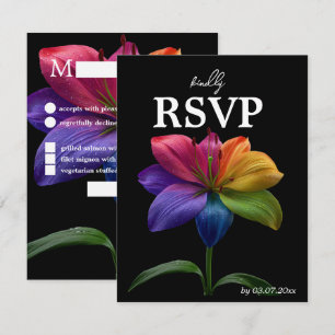 🌈 Budget RSVP Fête & Flourir Amour Technicolor