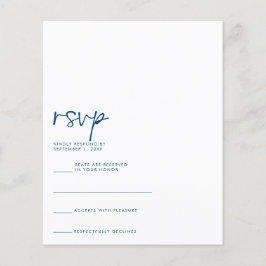 BUDGET RSVP-kaart Flyer