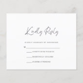 Budget RSVP-kaart Flyer (Voorkant)