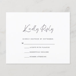 Budget RSVP-kaart Flyer