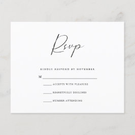 Budget RSVP-kaart Flyer