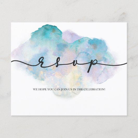 BUDGET/ RSVP Kaart-Folder. Folder Flyer (Voorkant)