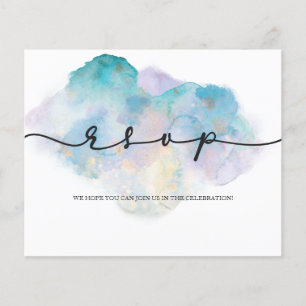 BUDGET/ RSVP Kaart-Folder. Folder Flyer