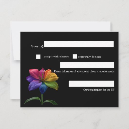 🌈 Budget RSVP Technicolor Love  (Dos)