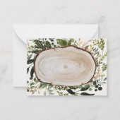 budget Russe aquarelle mariage réponse carte RSVP (Dos)