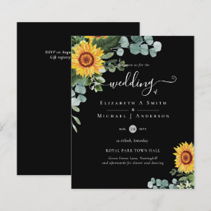 BUDGET Russe tournesol Eucalyptus Mariage Feuille