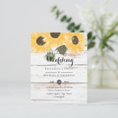 Budget Russe Tournesols Moss Green Feuilles Mariag (Debout devant)