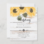 Budget Russe Tournesols Moss Green Feuilles Mariag (Devant)