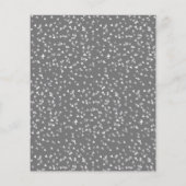 Budget Rustic 25e verjaardag Harten Uitnodiging (Achterkant)