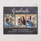 Budget Rustic 3 Uitnodiging tot Afstuderen (Voorkant)