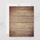 Budget Rustic 4 Photo  Red Truck Card (Achterkant)