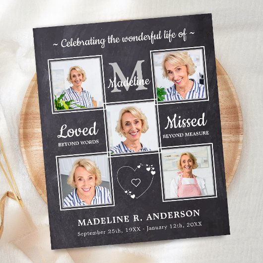 Budget Rustic 5 Fotoherdenkingsviering van het lev