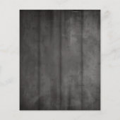 Budget Rustic Black String Lights Wedding Invite (Achterkant)