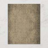 Budget Rustic Brown-kerstfotokaarten (Achterkant)