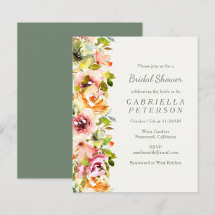 Budget Rustic Burgundy Floral Vrijgezellenfeest In