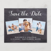 Budget Rustic Chalkboard 3 Foto bespaart datum W (Voorkant)