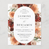 Budget Rustic Earth & Champagne Florals Wedding (Voorkant)