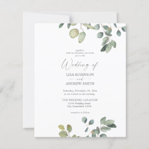 Budget Rustic Eucalyptus Greenery Duo Wedding