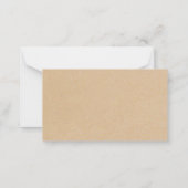 Budget Rustic Greenery Wedding Cartes de réponse R (Dos)