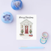 Budget Rustic Merry kerst Home Flyer (Enkel)