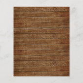 Budget Rustic Sunflower Wedding Invites (Achterkant)