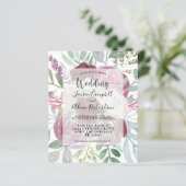 Budget Rustic Wedding Burgundy Floral Dusty Blue (Staand voorkant)