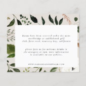 budget Rustic wood slice bruiloft details Flyer (Achterkant)