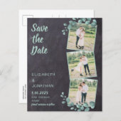 Budget Rustige Eucalyptus 3 Foto slaat de datum op (Voorkant / Achterkant)