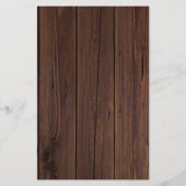 BUDGET Rustige houten kant Foto slaat de datum op (Achterkant)