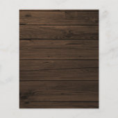 Budget Rustige kerstbloem Monogram Foto (Achterkant)