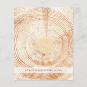 Budget Rustige Wedding Wood - Korting Grain Aangep (Achterkant)